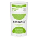 Schmidt's Bergamot Plus Lime Deodorant Stick, 2.65 Ounce -- 12 per case