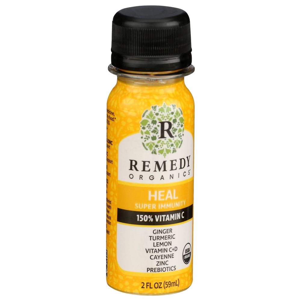 Remedy Organics Heal Super Immunity Energy Shot, 2 Ounce -- 12 per case