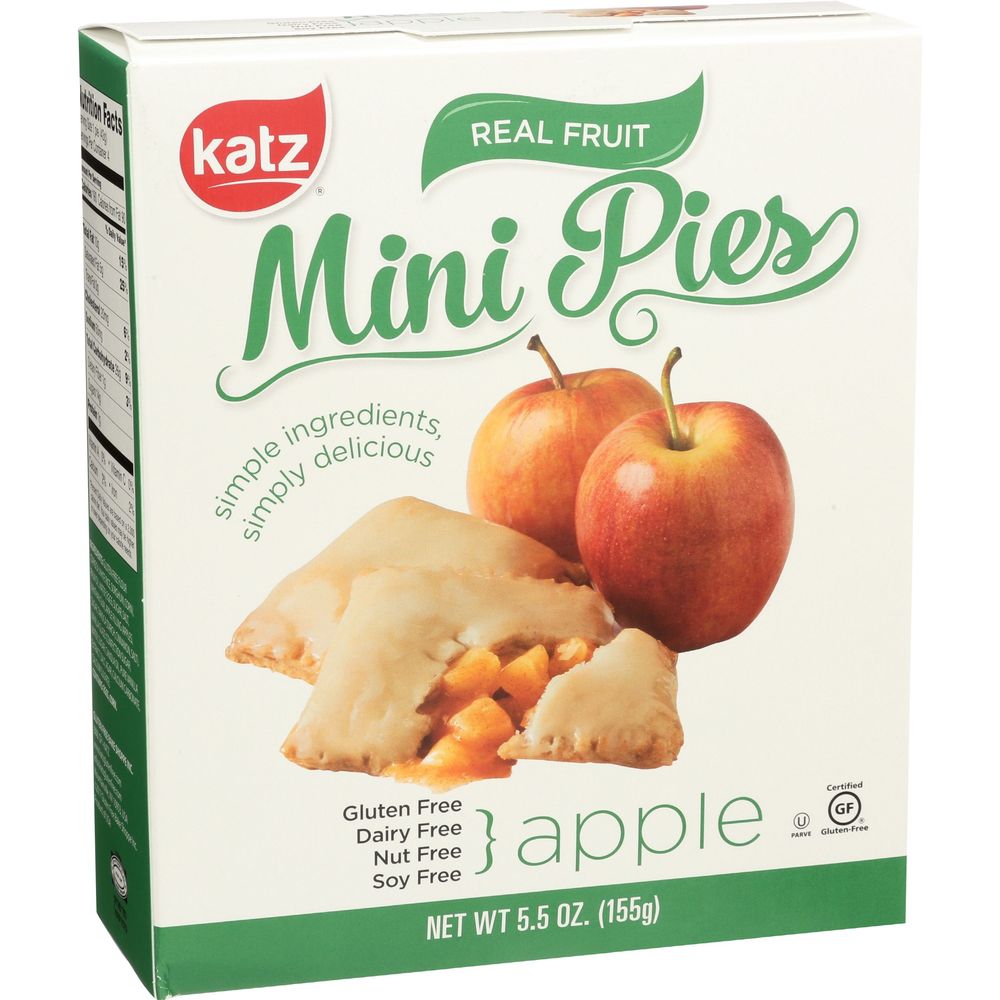 Katz Apple Mini Pies, 5.5 Ounce -- 6 per case