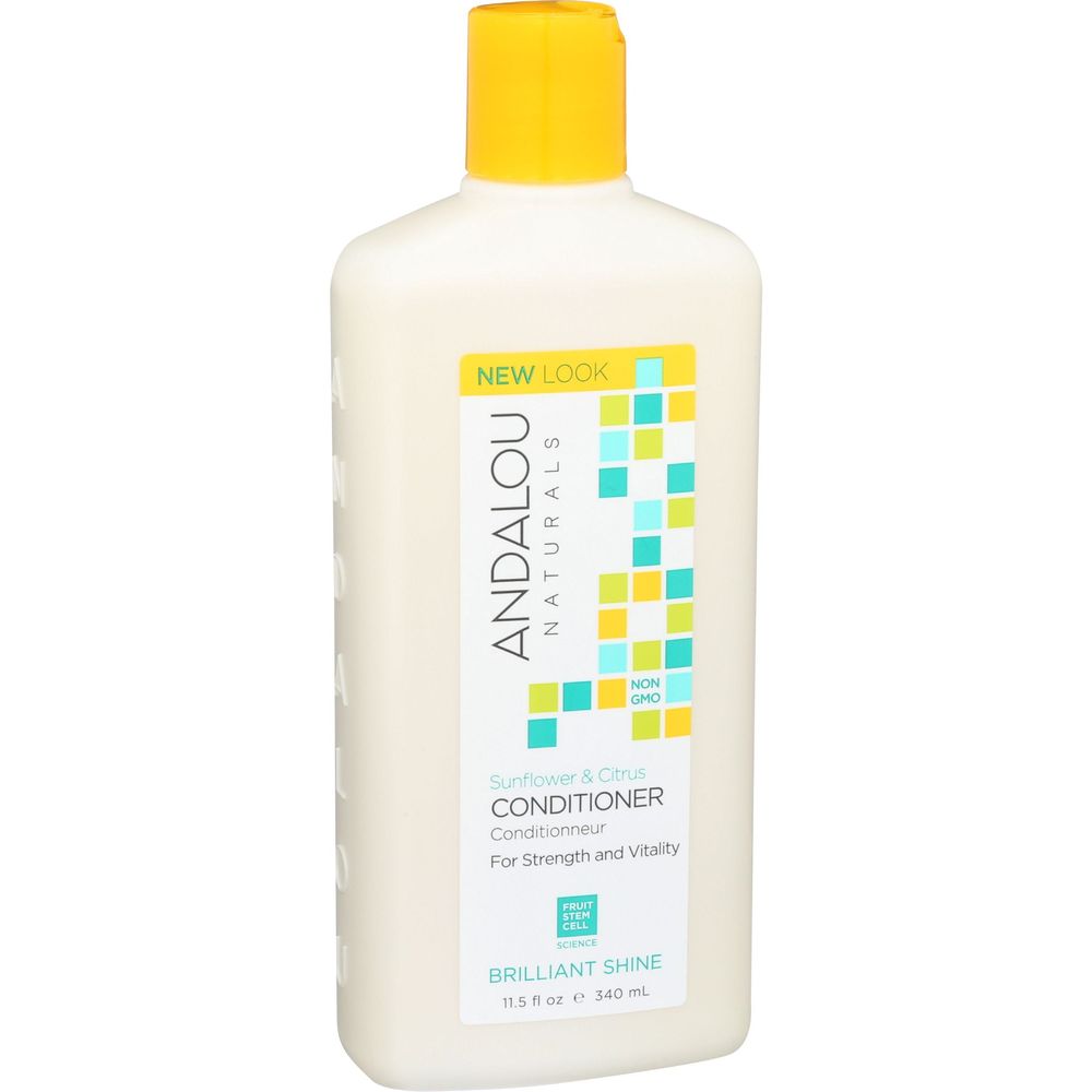 Andalou Naturals Sunflower and Citrus Brilliant Shine Conditioner, 11.5 Ounce