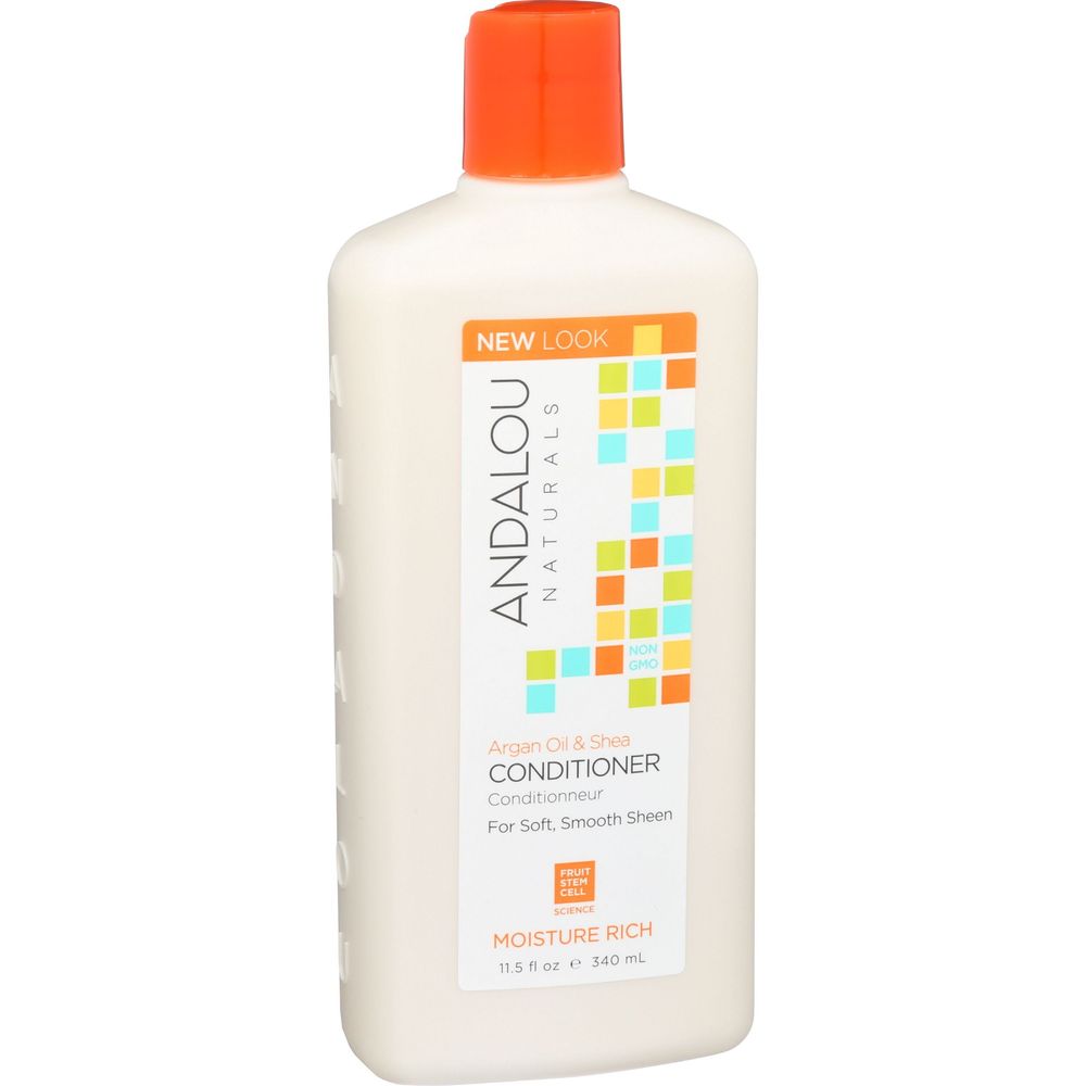 Andalou Naturals Sweet Orange Argan Oil and Shea Moisture Rich Conditioner, 11.5 Ounce
