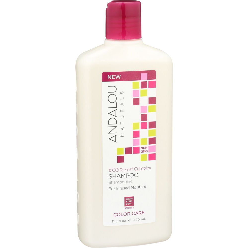 Andalou Naturals 1000 Roses Complex Color Care Shampoo, 11.5 Ounce