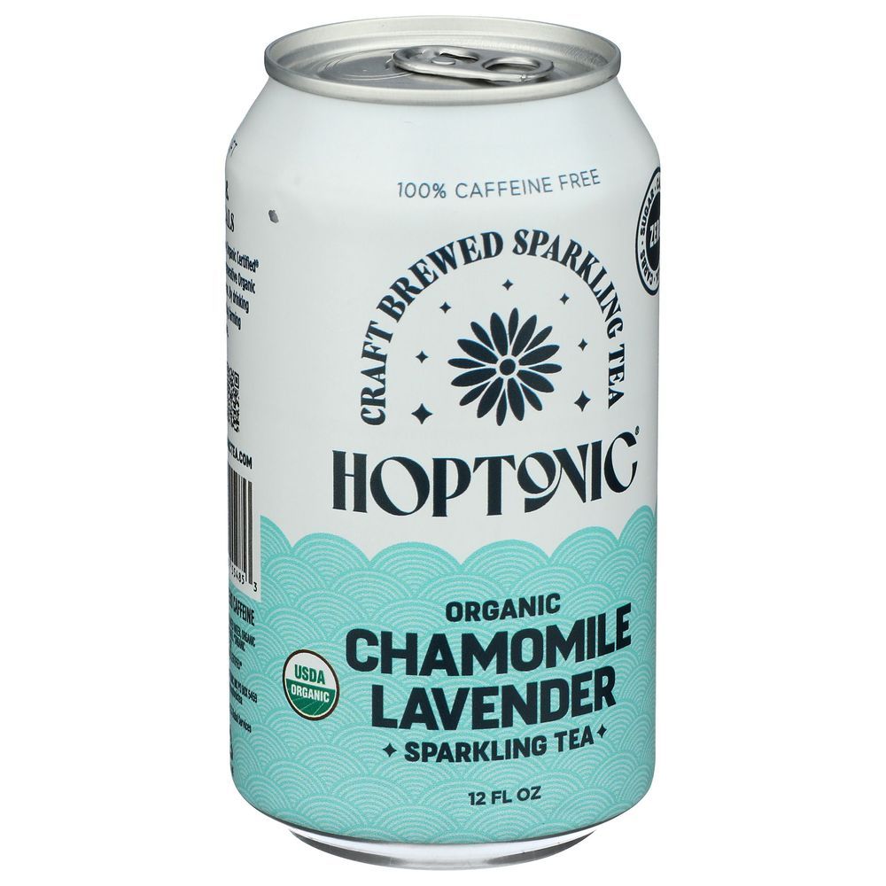 Hoptonic Organic Chamomile Lavender Sparkling Herbal Tea, 12 Fluid Ounce -- 12 Per Case