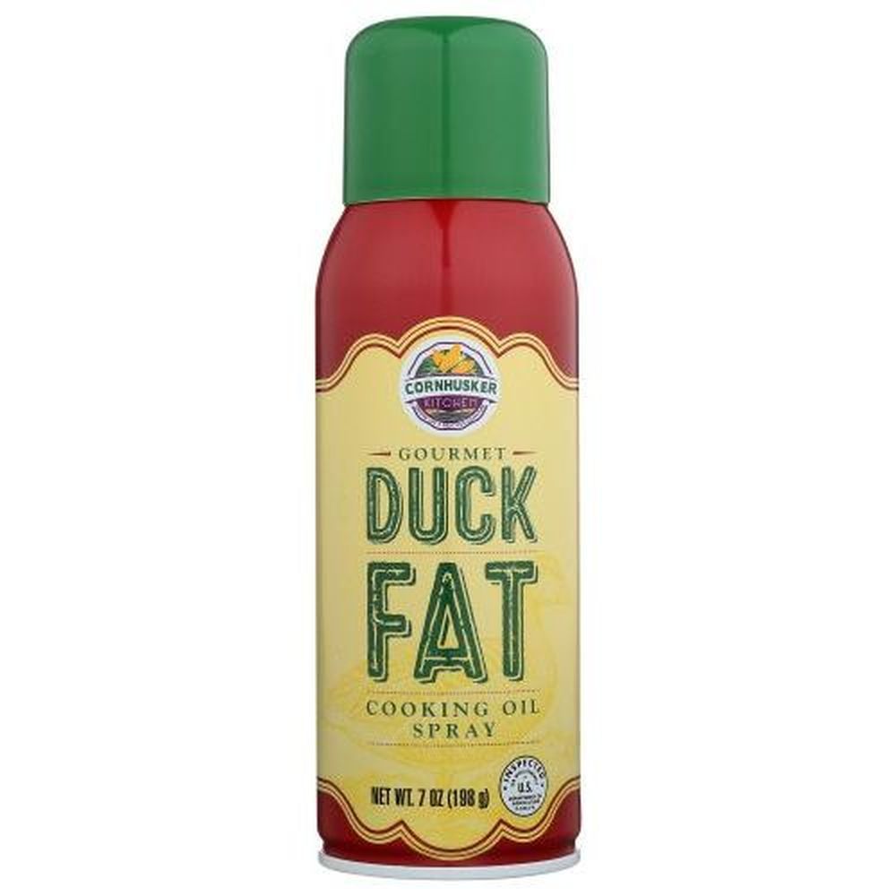 Cornhusker Kitchen Gourmet Duck Fat Cooking Oil Spray, 7 Ounce -- 6 Per Case