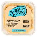 Snackworthy Salt Free Roasted Medium Cashew, 10 Ounce -- 12 per case
