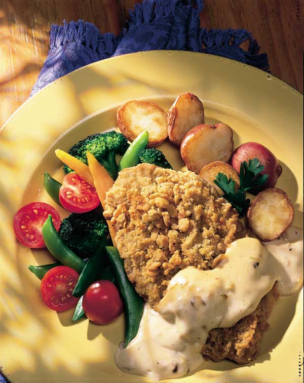 Kings Command Foods Raw Chicken Fried Beef Steak, 5.3 Ounce -- 30 per case.
