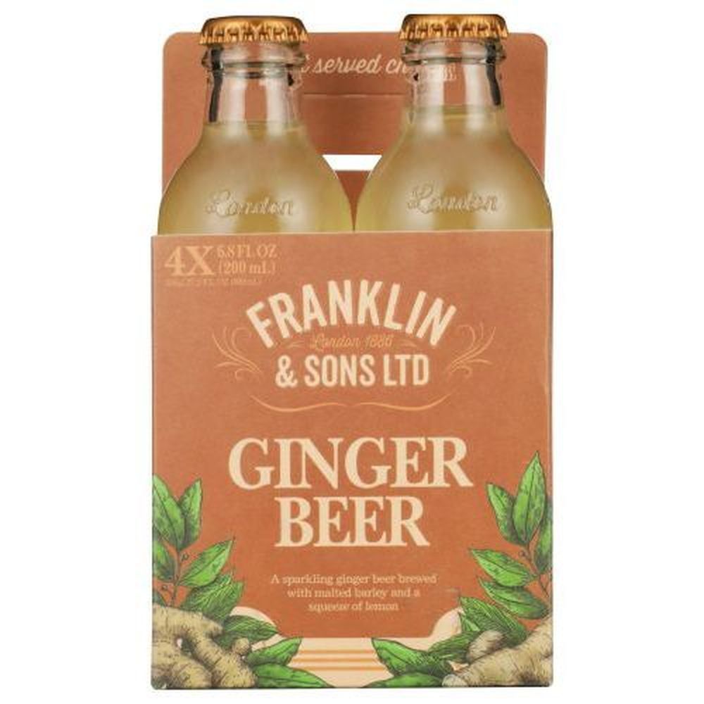 Franklin And Sons Ginger Beer Soda, 800 Milliliter -- 6 Per Case