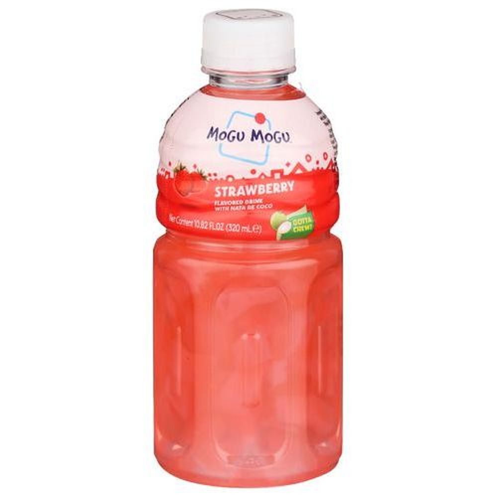 Mogu Mogu Strawberry Flavored Drink, 10.82 Fluid Ounce -- 6 Per Case