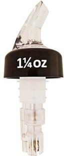 Winco BenchmarkUSA Exact Measured Pourer with Clear Tail , 1 1/4 Ounce -- 12 per case