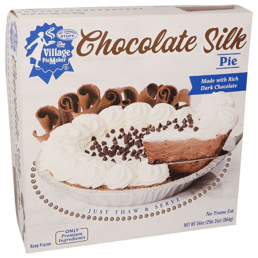 The Village Pie Maker Chocolate Silk Pie, 2.2 Pound -- 6 Per Case
