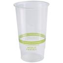 World Centric Clear Ingeo Biocompostable Corn Starch Cold Cup, 24 Ounce -- 1000 per case.