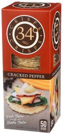 34 Degrees Cracked Pepper Crispbread, 4.5 Ounce -- 12 per case
