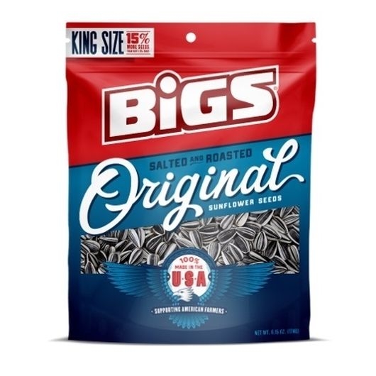 Bigs Original Roasted And Salted Sunflower Seed, 12 Count -- 4 Per Case