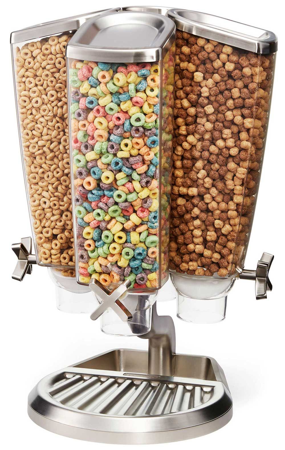 Rosseto Ez Pro C4s 4 Container Short Carousel Tabletop Dispenser, 13 X 13 X 19.63 Inch