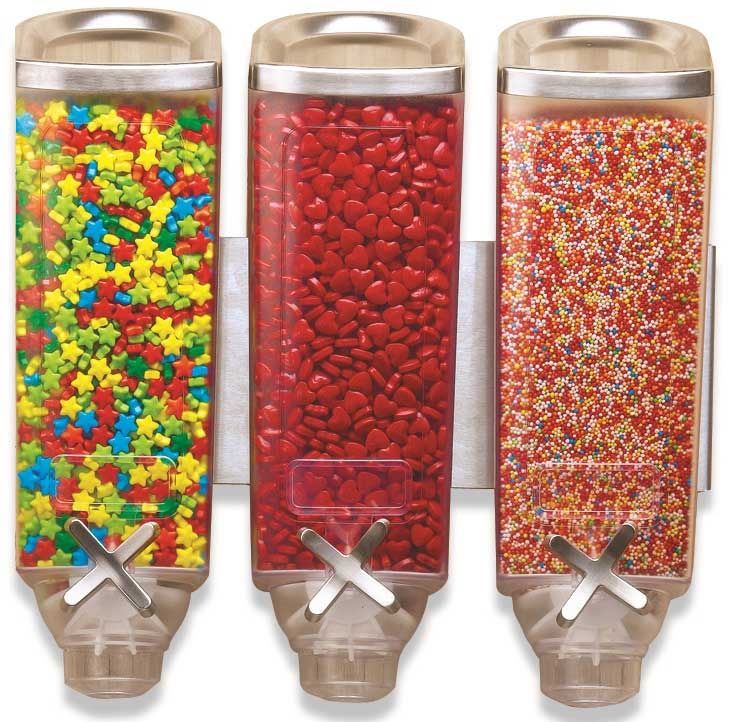 Rosseto EZ Pro 3 Container Wall Mount Dispenser, 13.75 x 6.75 x 15 inch