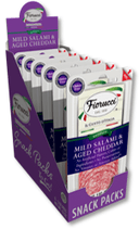 Fiorucci Mild Salami with Aged White Cheddar, 2 Ounce -- 12 per case