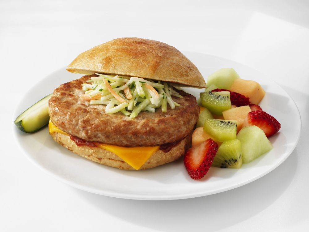 Butterball Savory White Turkey Burger, 5.3 Ounce -- 30 Per Case