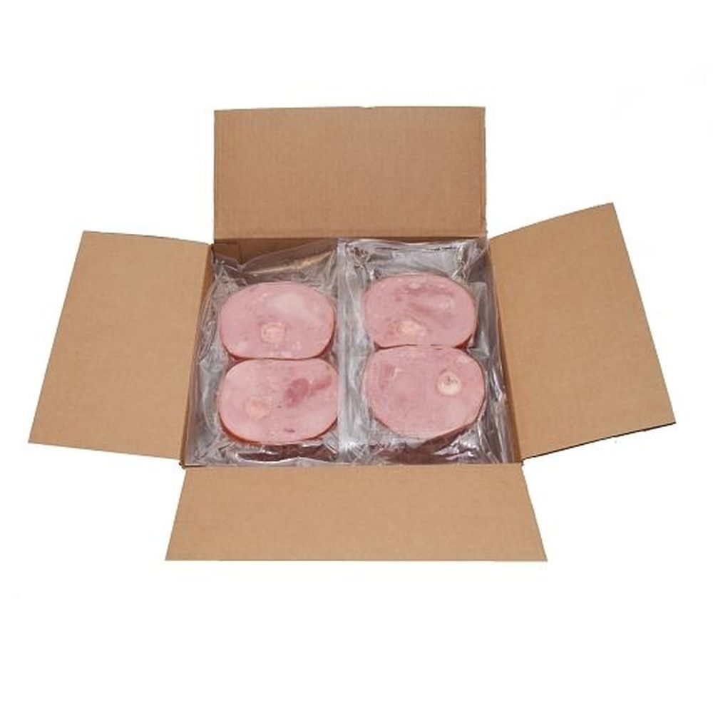 Dailys Water Added 6 Ounce Hickory Smoked Bone-In Ham Steaks, 15 Pound