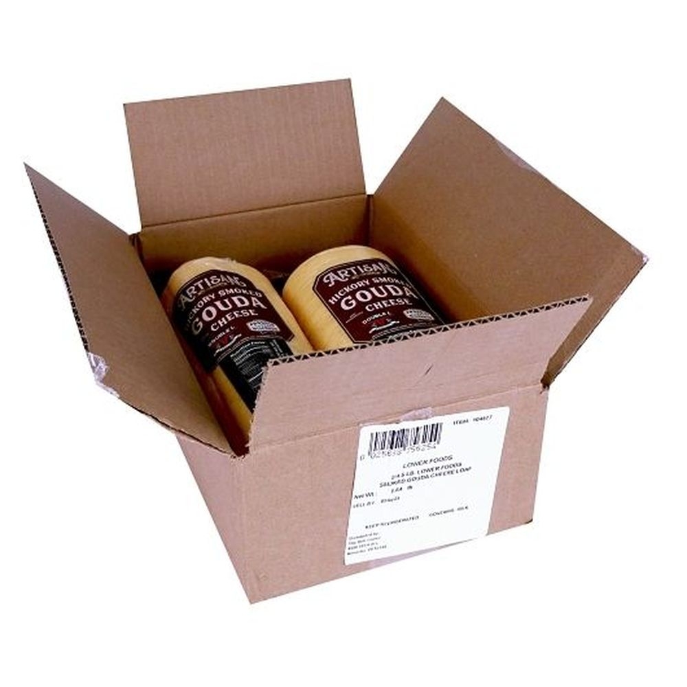 Artisan Hickory Smoked Gouda Cheese Loaf, 2 count