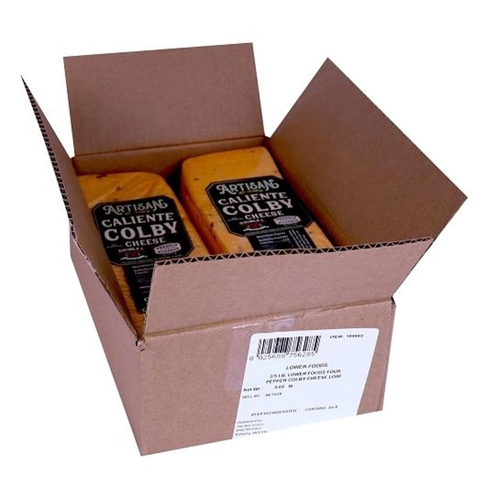 Artisan Caliente Colby Cheese Blending with Peppers, 2 count