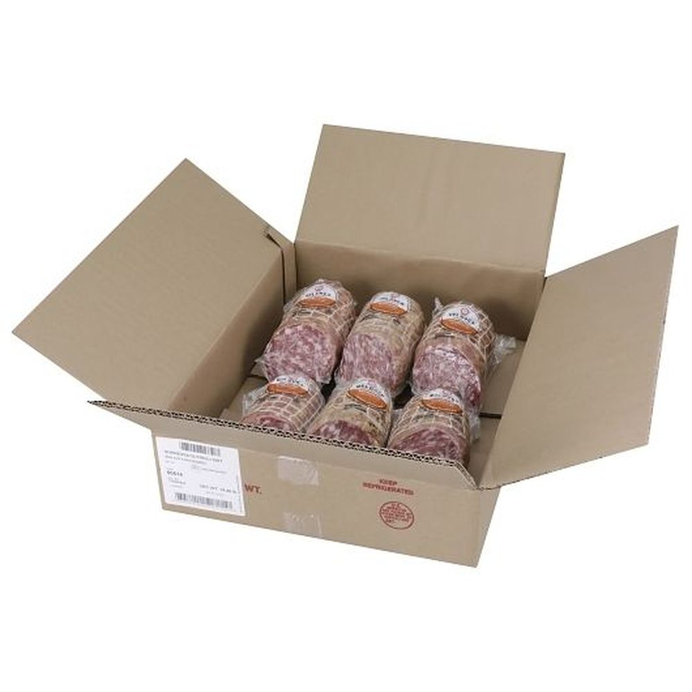 Del Duca Uncured Sopressata Salami Halves, 16.5 Pound