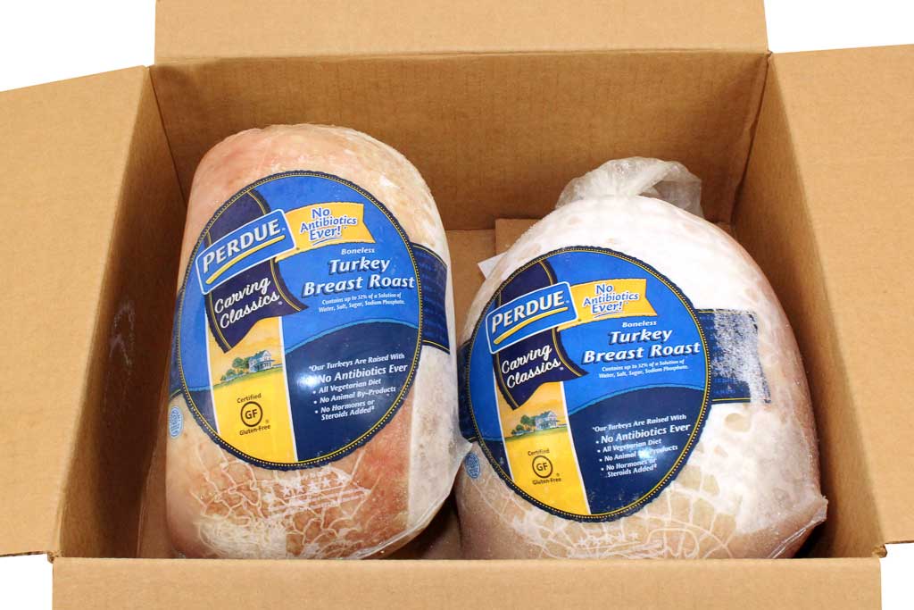 Perdue Farms Ready to Cook Skin On Turkey Breast Roast - Netted, 9.5 Pound -- 2 per case.