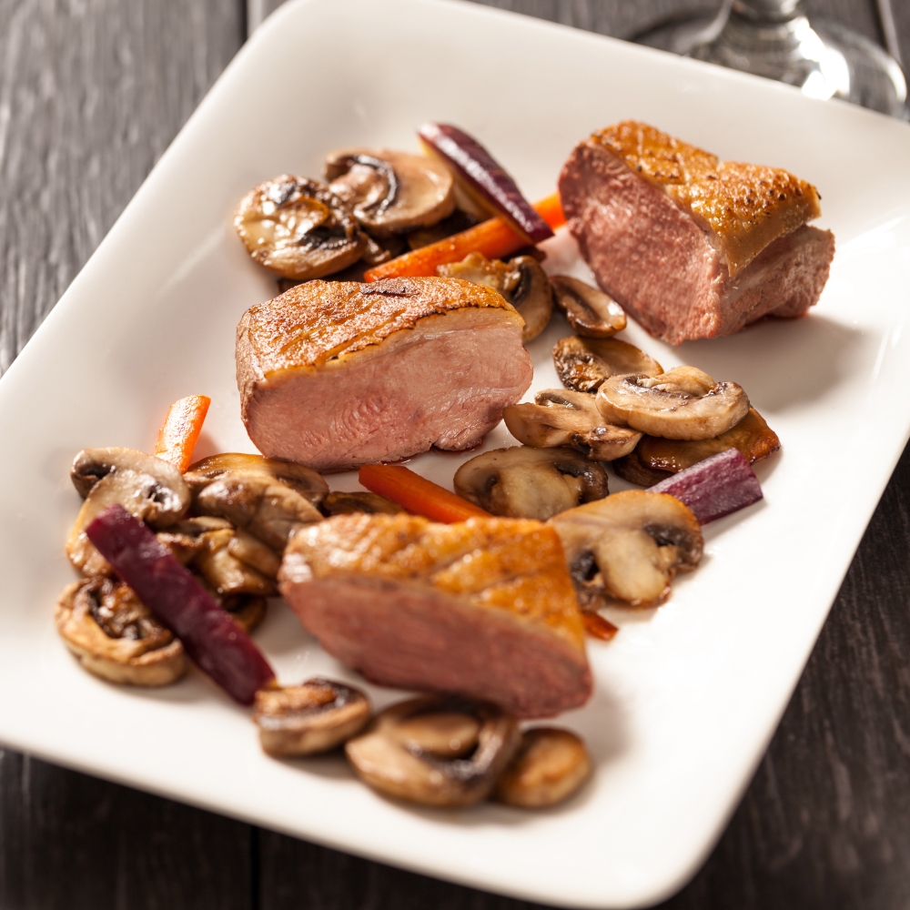 Maple Leaf Farm Boneless Duck Breast, 5 Pound -- 6 bags per case.