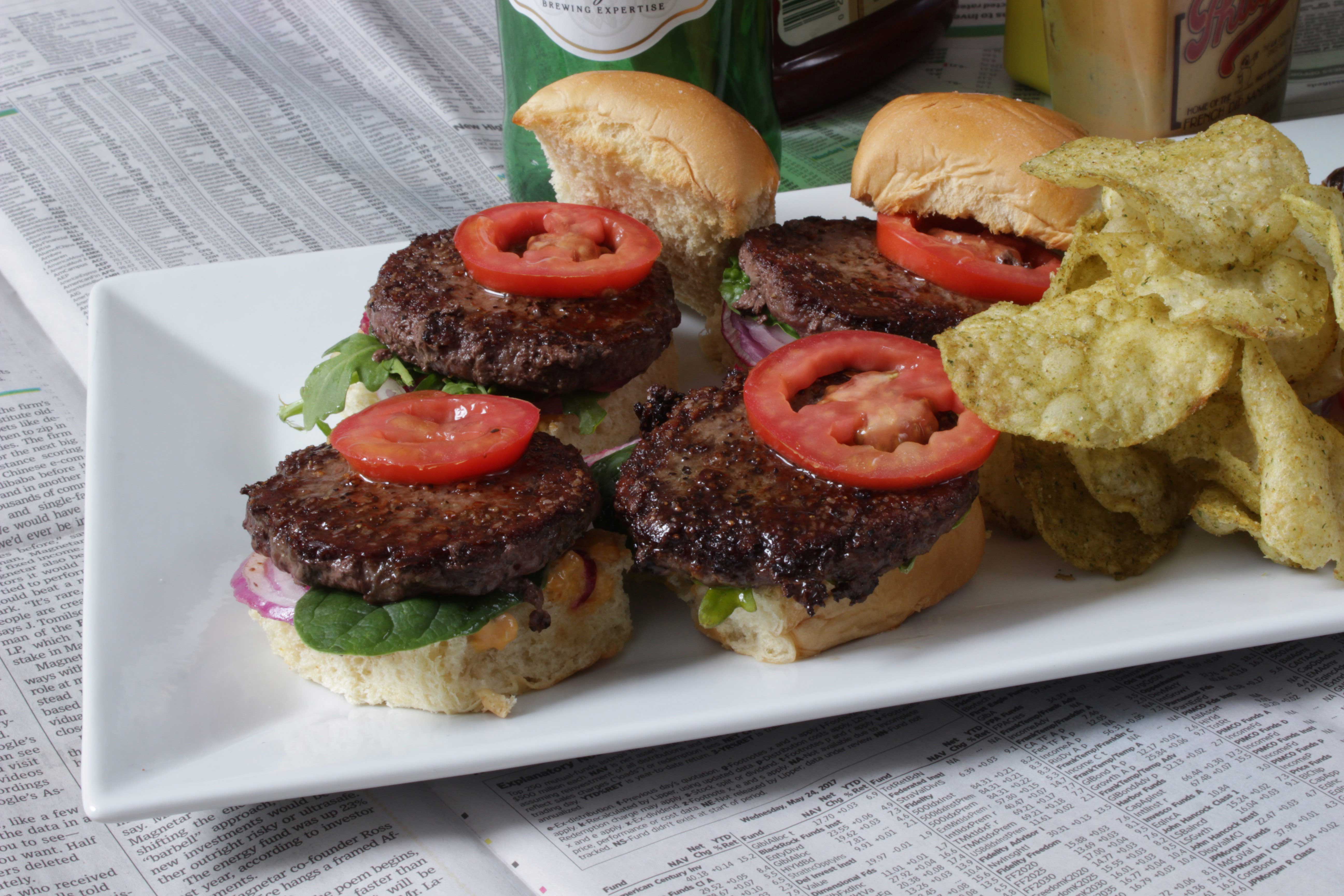 Broadleaf Wagyu Round Beef Patty, 10 Pound.