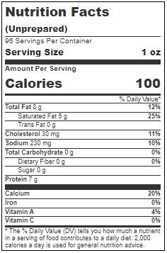 Kindred Creamery Natural Smoked Gouda Cheese, 6 Pound -- 2 per case