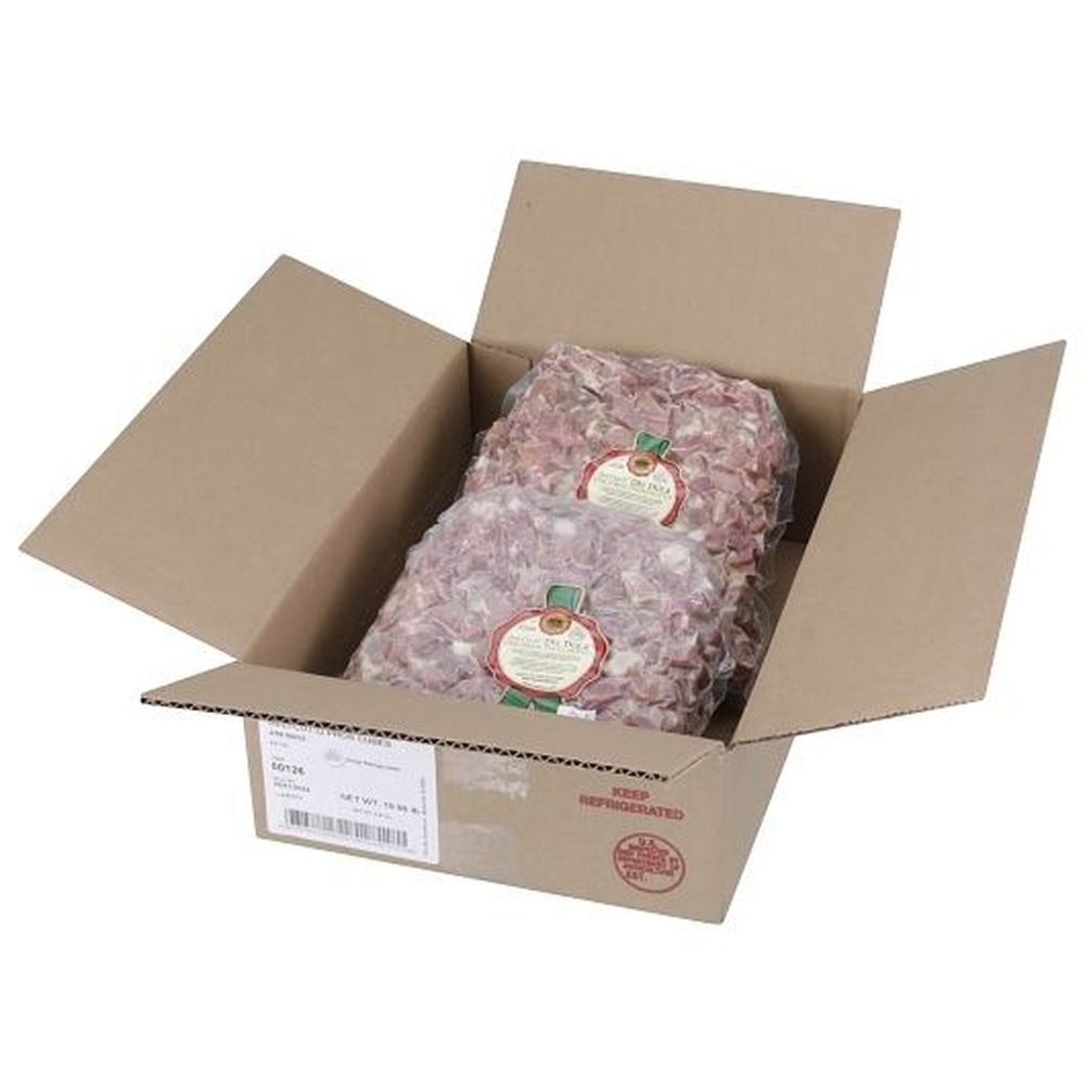 Del Duca Diced Uncured Prosciutto, 10.75 Pound