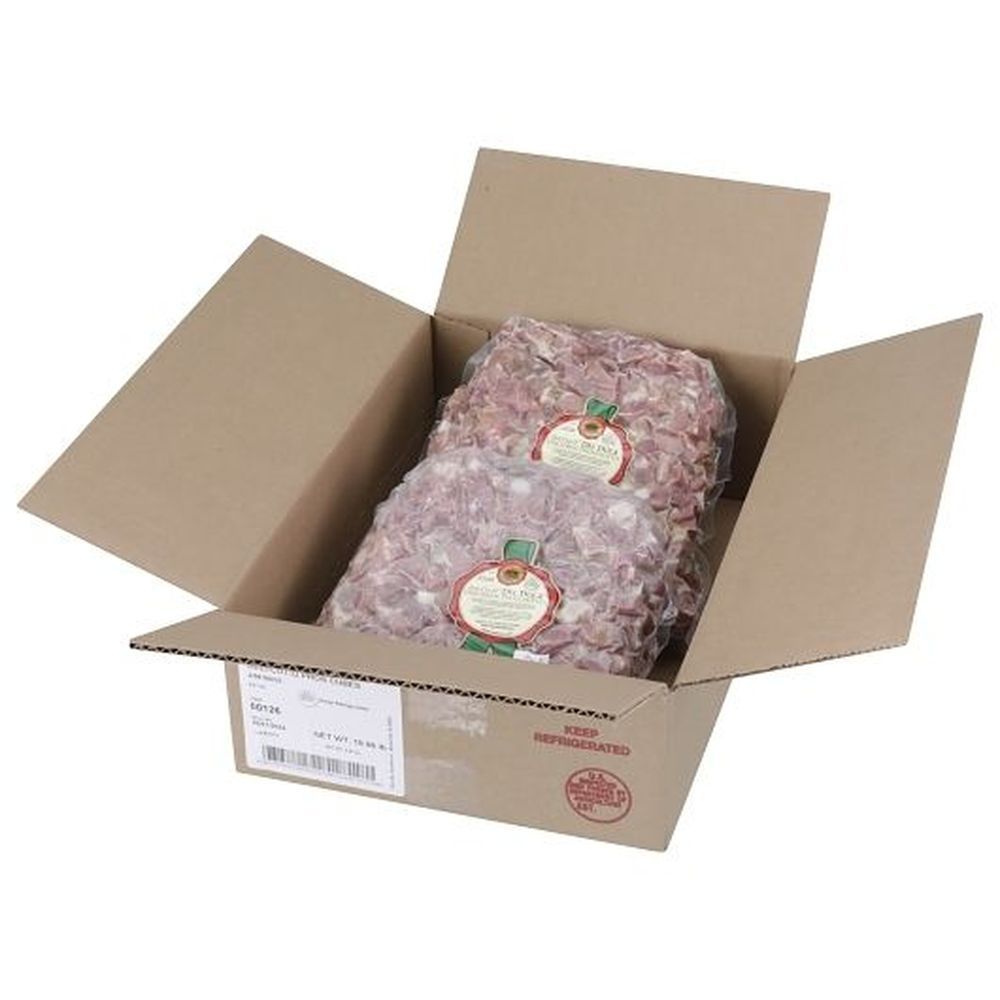 Del Duca Diced Uncured Prosciutto, 10.75 Pound