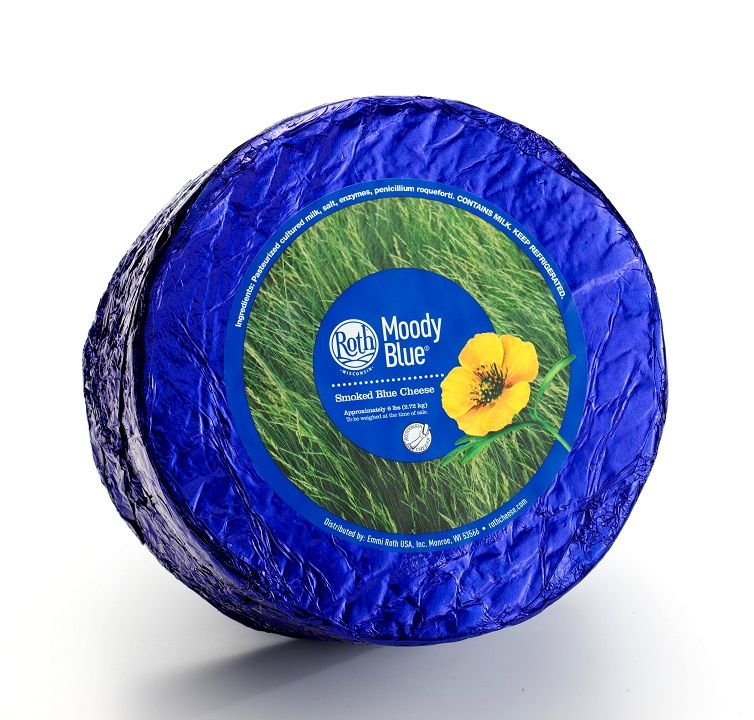 Roth Smoked Moody Blue Cheese, 6 Pound