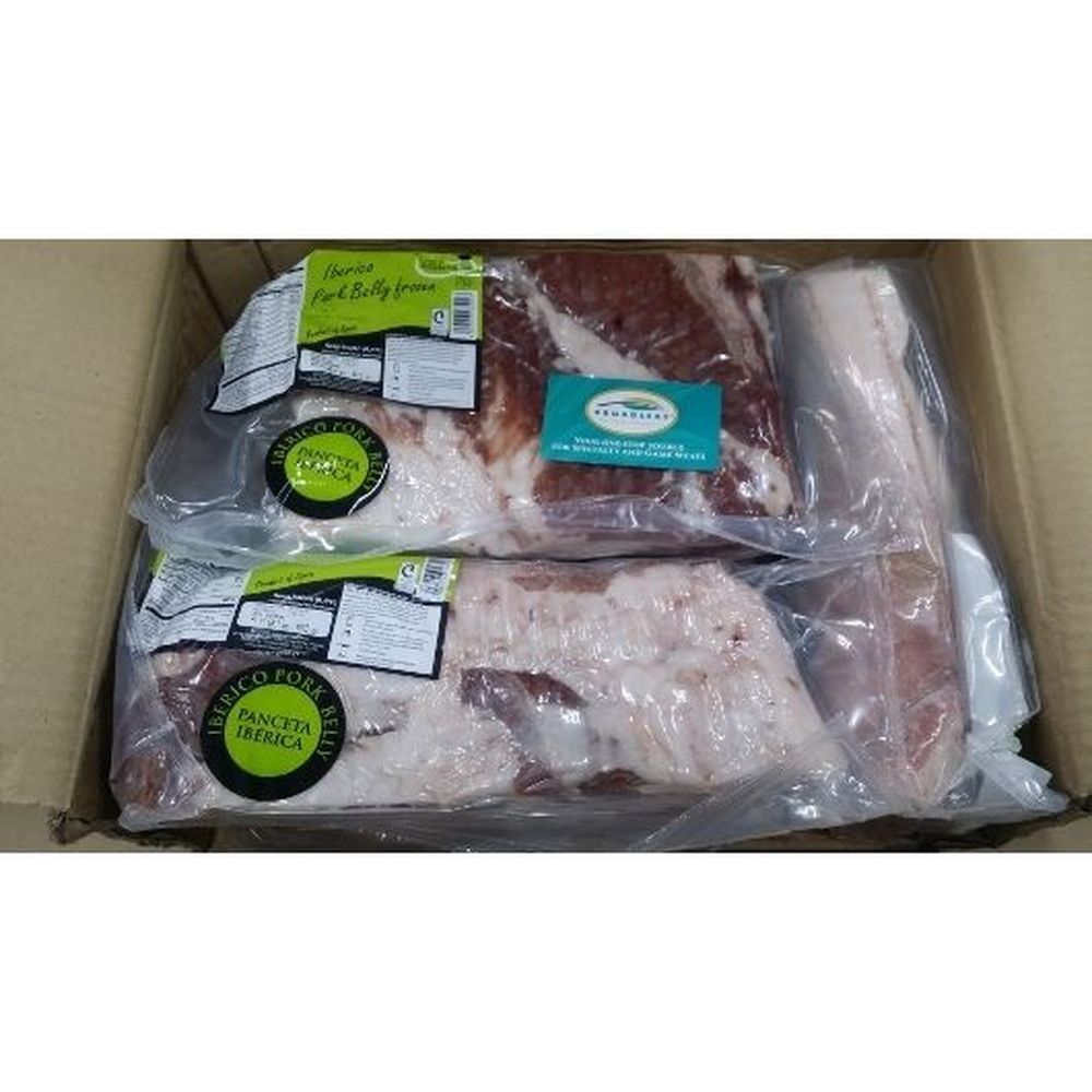 Vallehermoso Iberico Raw Pork Belly, 5 Pound -- 5 Per Case