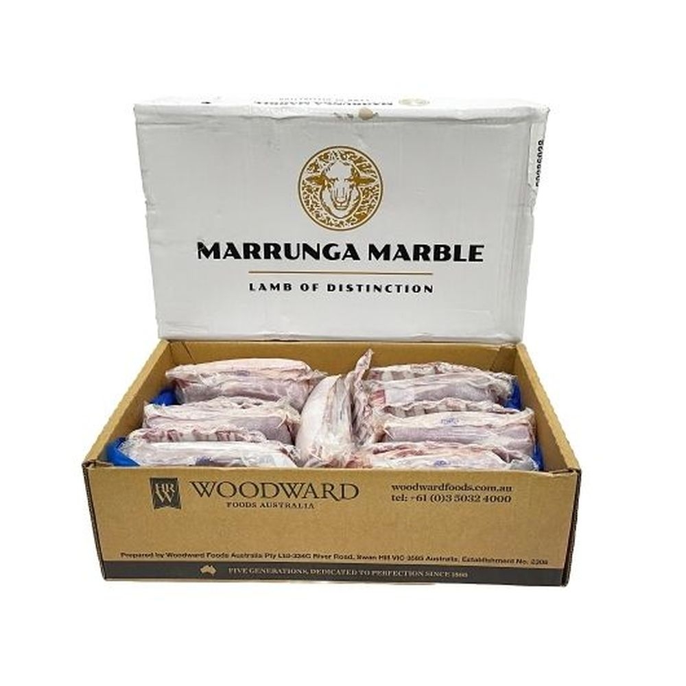 Murrunga Marble Frenched Cap On Lamb Rack, 2 Pound -- 18 per case