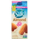 Silk Unsweetened Pure Vanilla Almond Milk, 0.5 Gallon -- 6 per case
