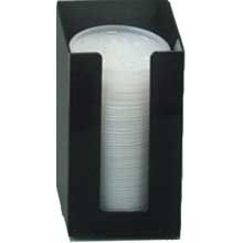 Cal-mil Classic Black Modular Countertop Lid Holder, 4.5 X 4.5 X 8 Inch -- 4 Per Case