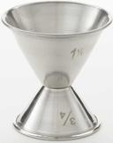 American Metalcraft Stainless Steel Jigger, 0.75 and 1.5 Ounce