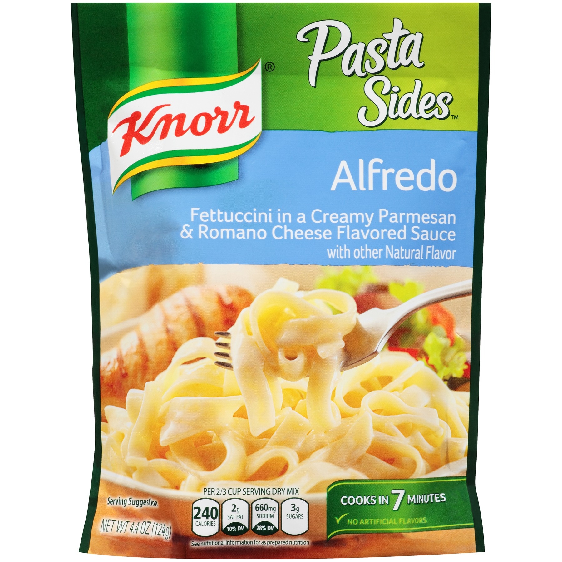 Knorr Noodles and Alfredo Sauce, 4.4 Ounce -- 12 per case.