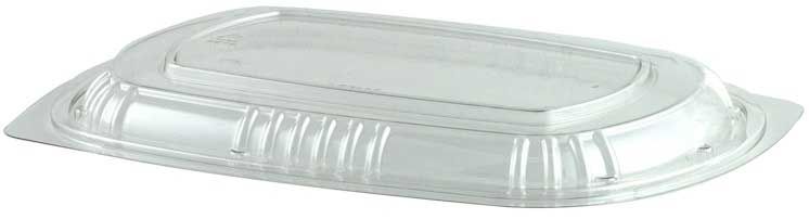 Anchor Packaging Microraves Polypropylene Clear Vented Microwavable Dome Lid Only -- 250 Per Case