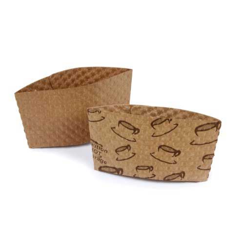 Bagcraft Java Jacket Unprinted Kraft Paper Cup Sleeve, 4.75 X 2.5 Inch -- 1300 Per Case