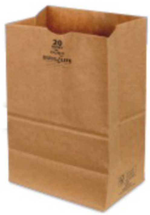 Duro Hilex Poly Husky Dubl Life 100 Percent Recycled Kraft Self Opening Style Bag, 20 Pound Sh -- 400 Per Case