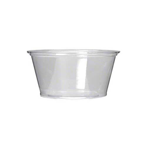 Fabri-kal Translucent Polystyrene Portion Cup, 2 Ounce -- 2500 Per Case