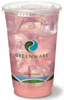 Fabri Kal Greenware PLA Clear Squat Cup, 16 Ounce -- 1000 per case