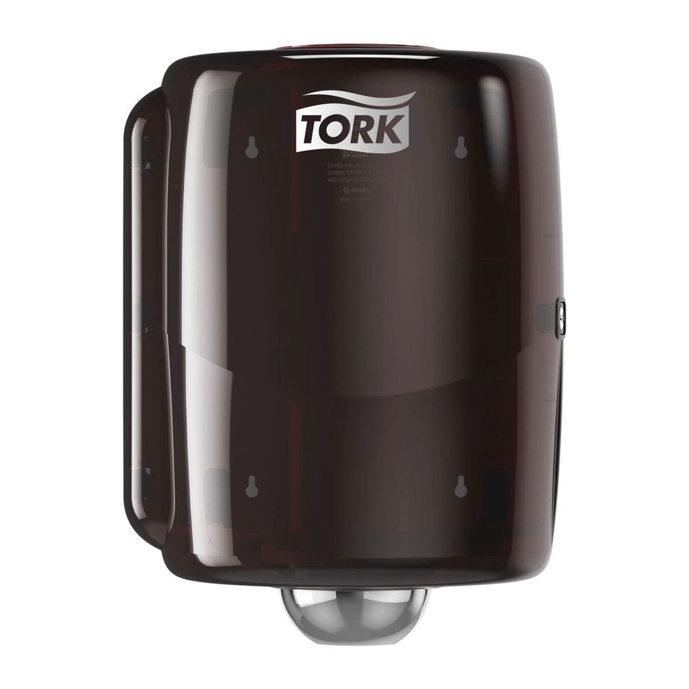 Tork Red And Smoke Plastic Centerfeed Roll Dispenser, 11.9 X 12.9 X 17.6 Inch