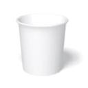 Graphic Packaging Carte Blanc White Double Poly Tall Standard Food Container, 16 Ounce Capacity -- 500 per case