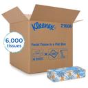 Kimberly Clark Kleenex White Sheet Facial Tissue, 8.5 x 8.5 inch -- 6000 per case