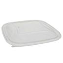 Pactiv Clear RPET Square Dome Lid for 48 to 64 Ounce Bowl -- 150 per case