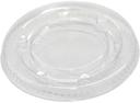 Pactiv Plastic Clear Fat Resistant Flat Lid for 2 Ounce Portion Cup -- 2400 per case