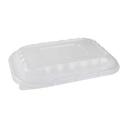 Pactiv Clear Polypropylene Medium Vented Lid for 9 x 6 inch Base -- 300 per case