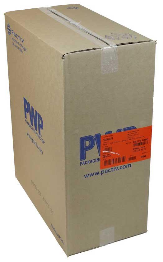 Pactiv RPET Clear Sho Bowl with 4.25 inch Hinged Dome Lid, 16 Ounce